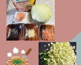 オートミール&豆腐deふわふわお好み焼き作り方1写真