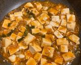 辛党必見！豆板醤✖️ラー油でつくる麻婆豆腐作り方5写真