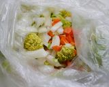 即席！パンに合う野菜卵の味噌スープ　作り方3写真