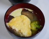 即席！パンに合う野菜卵の味噌スープ　作り方6写真