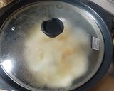 残り物餃子の皮で酒蒸しケチャップ味作り方4写真