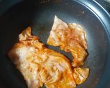 残り物餃子の皮で酒蒸しケチャップ味作り方6写真