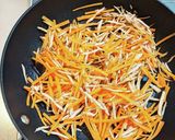 にんじんとごぼうのきんぴら作り方3写真