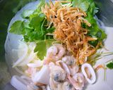 これぞWエビ風味✿三つ葉と海鮮のかき揚げ作り方3写真