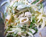 これぞWエビ風味✿三つ葉と海鮮のかき揚げ作り方4写真