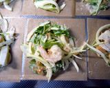 これぞWエビ風味✿三つ葉と海鮮のかき揚げ作り方5写真