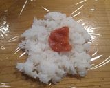 サランラップde簡単おにぎり作り方1写真