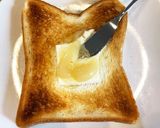 レモンペーストで♪チーズケーキ風トースト作り方3写真