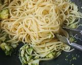 たっぷりブロッコリーのからすみパスタ作り方4写真