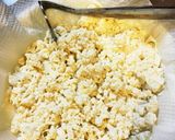 七味で味付け　簡単ニラ入り豆腐ハンバーグ作り方1写真