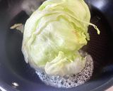 簡単！レタスの丸焼きバター醤油チーズ！作り方3写真