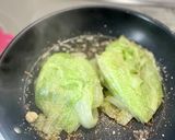 簡単！レタスの丸焼きバター醤油チーズ！作り方5写真
