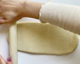 生地をぐるぐる巻いてうずまき桜パン作り方8写真