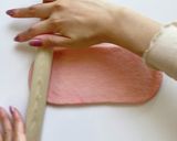 生地をぐるぐる巻いてうずまき桜パン作り方9写真