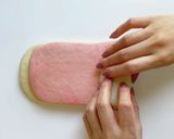 生地をぐるぐる巻いてうずまき桜パン作り方11写真
