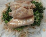 サラダチキンとブロッコリーをソースで作り方7写真
