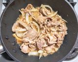 豚こま肉の生姜焼き丼☆デカ盛り風作り方4写真