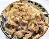 豚こま肉の生姜焼き丼☆デカ盛り風作り方7写真