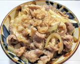 豚こま肉の生姜焼き丼☆デカ盛り風作り方7写真