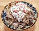 豚こま肉の生姜焼き丼☆デカ盛り風作り方8写真