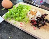 納豆梅昆布チャーハン作り方2写真