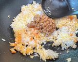 納豆梅昆布チャーハン作り方4写真