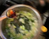 煮汁を利用のネギワカメ卵スープ(3人分)作り方5写真