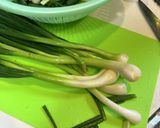 わけぎと鳥のヌタ作り方1写真