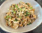 納豆梅昆布チャーハン作り方7写真