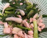 わけぎと鳥のヌタ作り方3写真