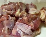 鳥肉・茄子ピーのオカカ炒め。作り方2写真