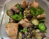 鳥肉・茄子ピーのオカカ炒め。作り方9写真