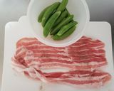 肉巻きスナップえんどう作り方1写真