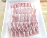 超簡単！豚バラ肉と新玉ねぎの甘辛炒め煮！作り方1写真