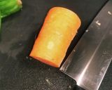 色々野菜のてりたま丼作り方1写真