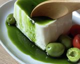 お豆腐の抹茶塩オリーブオイルがけ作り方3写真