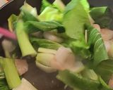 えびとチンゲン菜の生姜風味あんかけ作り方4写真