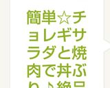簡単☆チョレギサラダと焼肉で丼ぶり♪絶品作り方10写真
