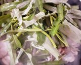 ワインに合う♪空芯菜と豚肉のにんにく炒め作り方6写真