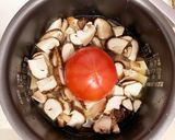 手軽にトマトタケノコ椎茸の炊き込みご飯作り方5写真