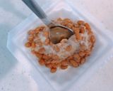 簡単二刀流！バターが旨い、納豆卵かけご飯作り方3写真
