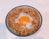 簡単二刀流！バターが旨い、納豆卵かけご飯作り方6写真