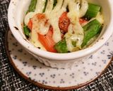 アスパラとかにかまポテサラ焼き作り方5写真