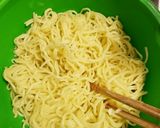 ベーコンとしめじのニンニク焼きそば作り方1写真
