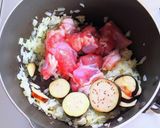 チキンと茄子のオートミールトマトリゾット作り方5写真