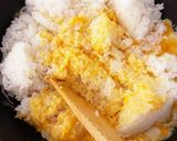 簡単鯖缶で♪大葉塩こんぶ炒飯作り方2写真