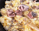 簡単鯖缶で♪大葉塩こんぶ炒飯作り方3写真