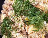 簡単鯖缶で♪大葉塩こんぶ炒飯作り方4写真