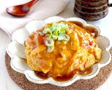 レンジで簡単！ふんわり卵の天津飯作り方5写真