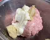 新玉ねぎ&生おからのチーズinハンバーグ作り方1写真